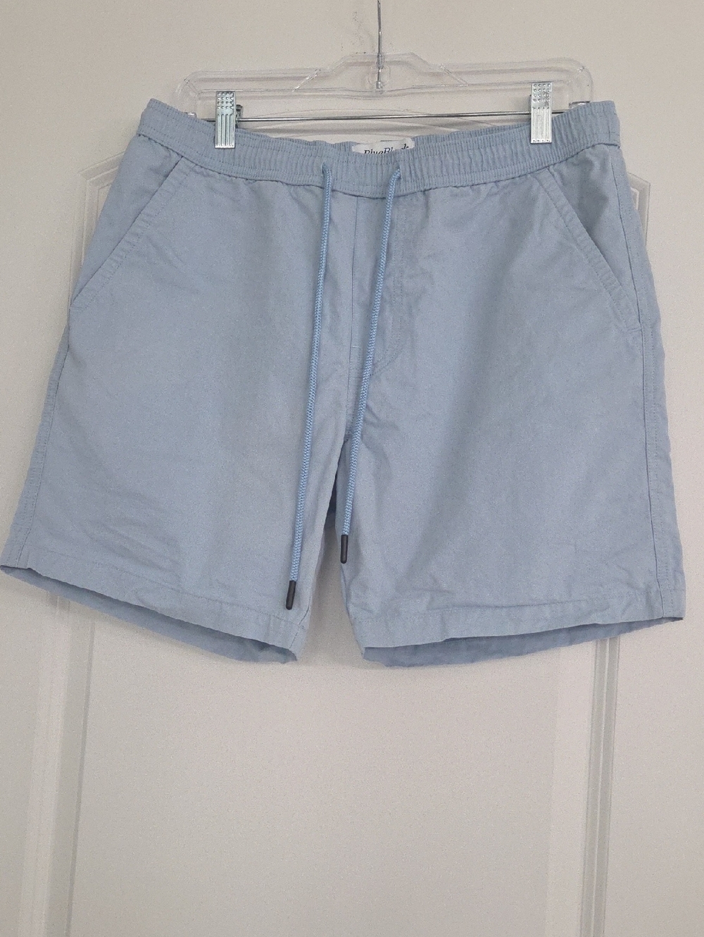 Nice Light Blue Men's Cotton Shorts In Great Condition! Size Large